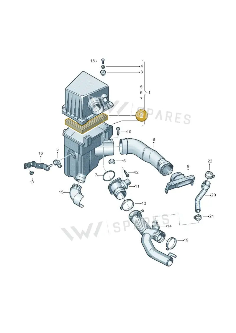 6Q0129620 — SEAT Ibiza Reference (2012-2012) diagram 225129350, position 2