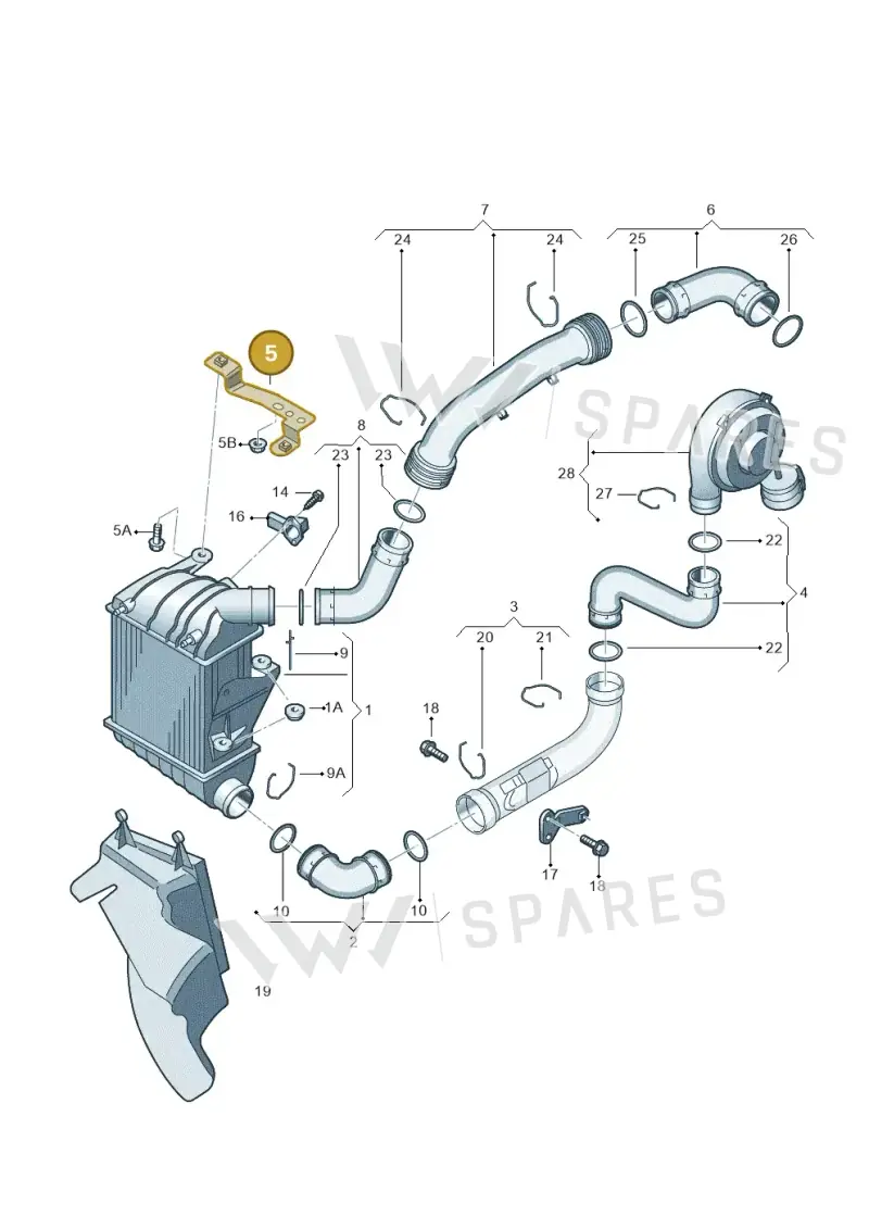 6Q0145808C — SEAT IBIZA                  06> (2005-) diagram 253145450, position 5