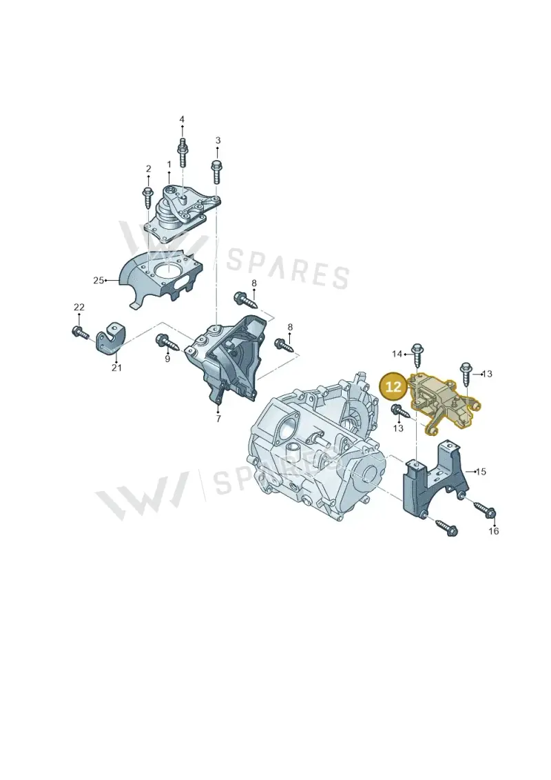 6Q0199555AT — SEAT Ibiza Stylance (2015-) diagram 773199280, position 12