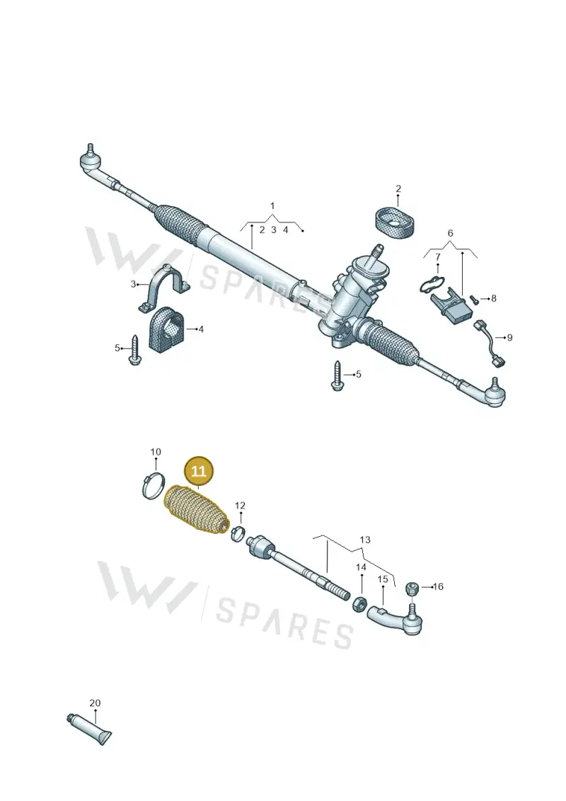 6Q0423831D — SEAT Toledo Reference (2012-2015) diagram 672423500, position 11