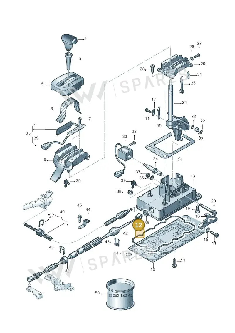 6Q0713075 — SEAT IBIZA                  06> (2005-) diagram 194713100, position 12