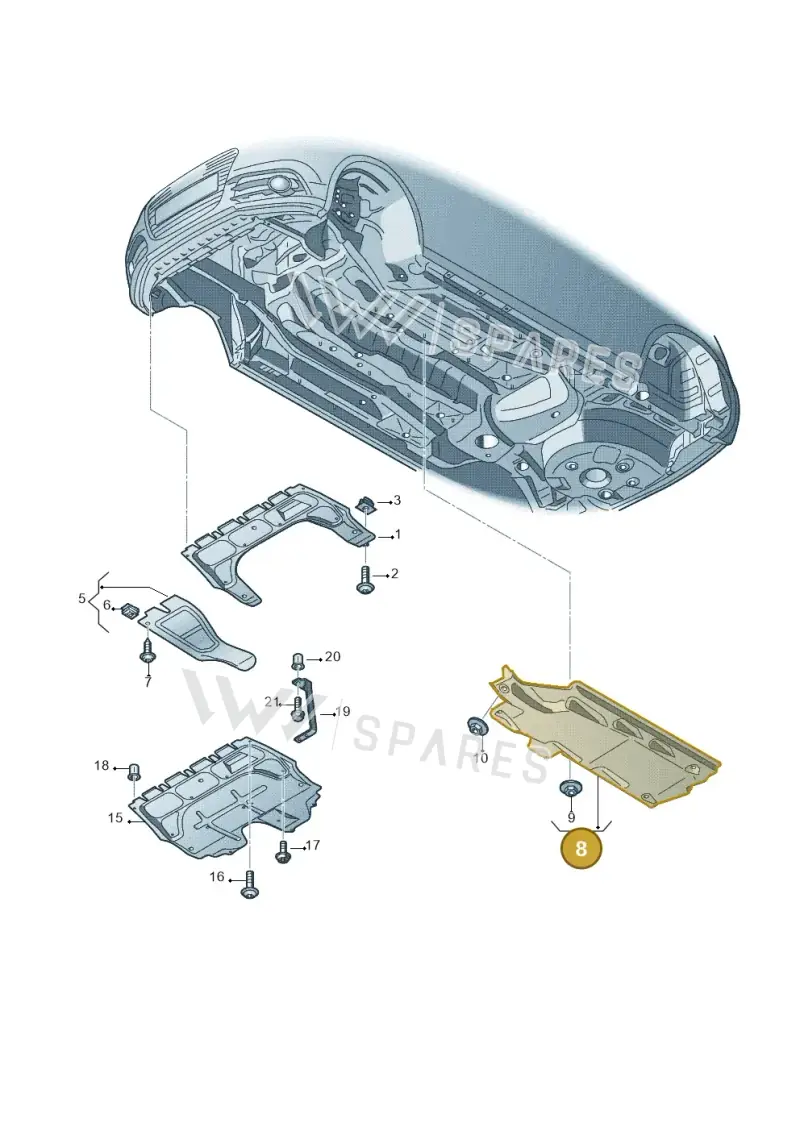 6Q0825202M — SEAT Ibiza Stylance (2015-) diagram 678825000, position 8
