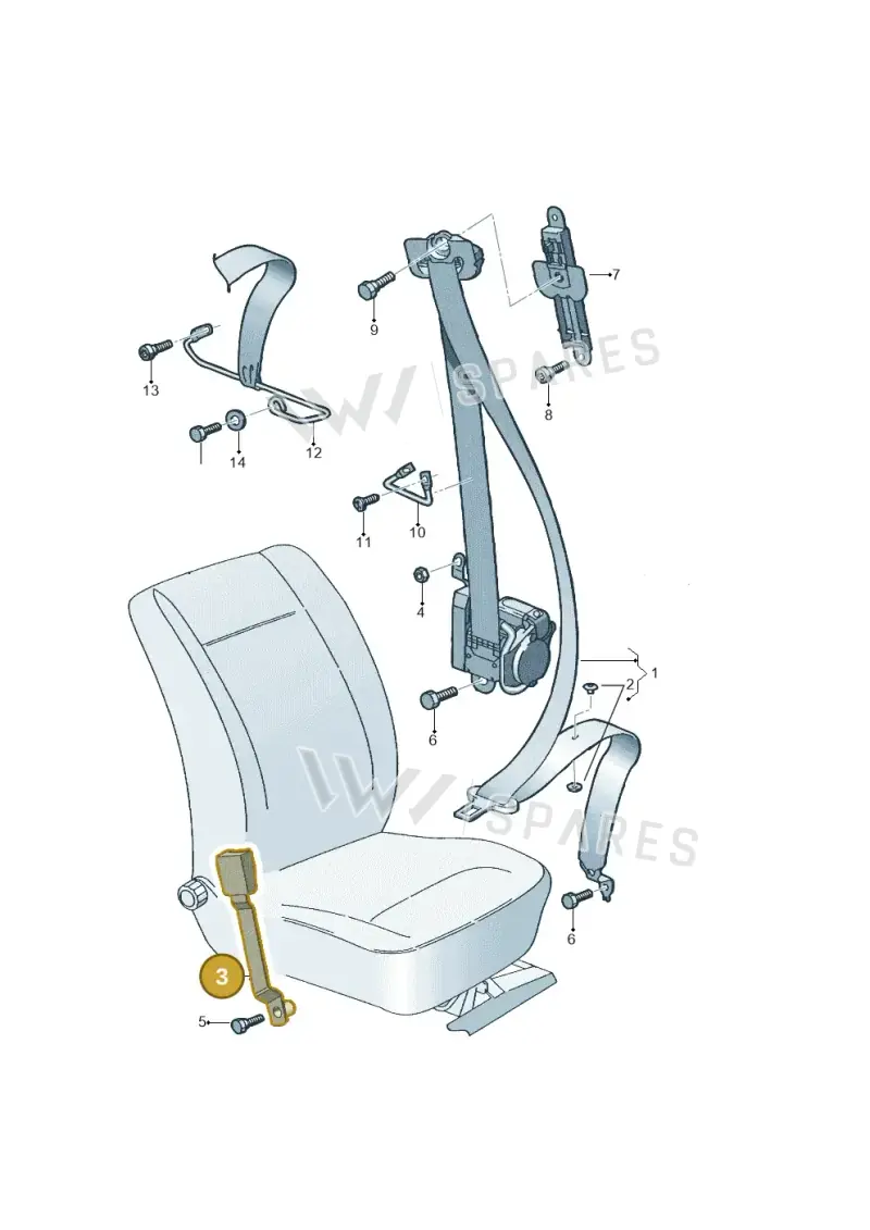 6Q0857756DQVZ — SEAT Ibiza Reference (2008-2011) diagram 254857600, position 3