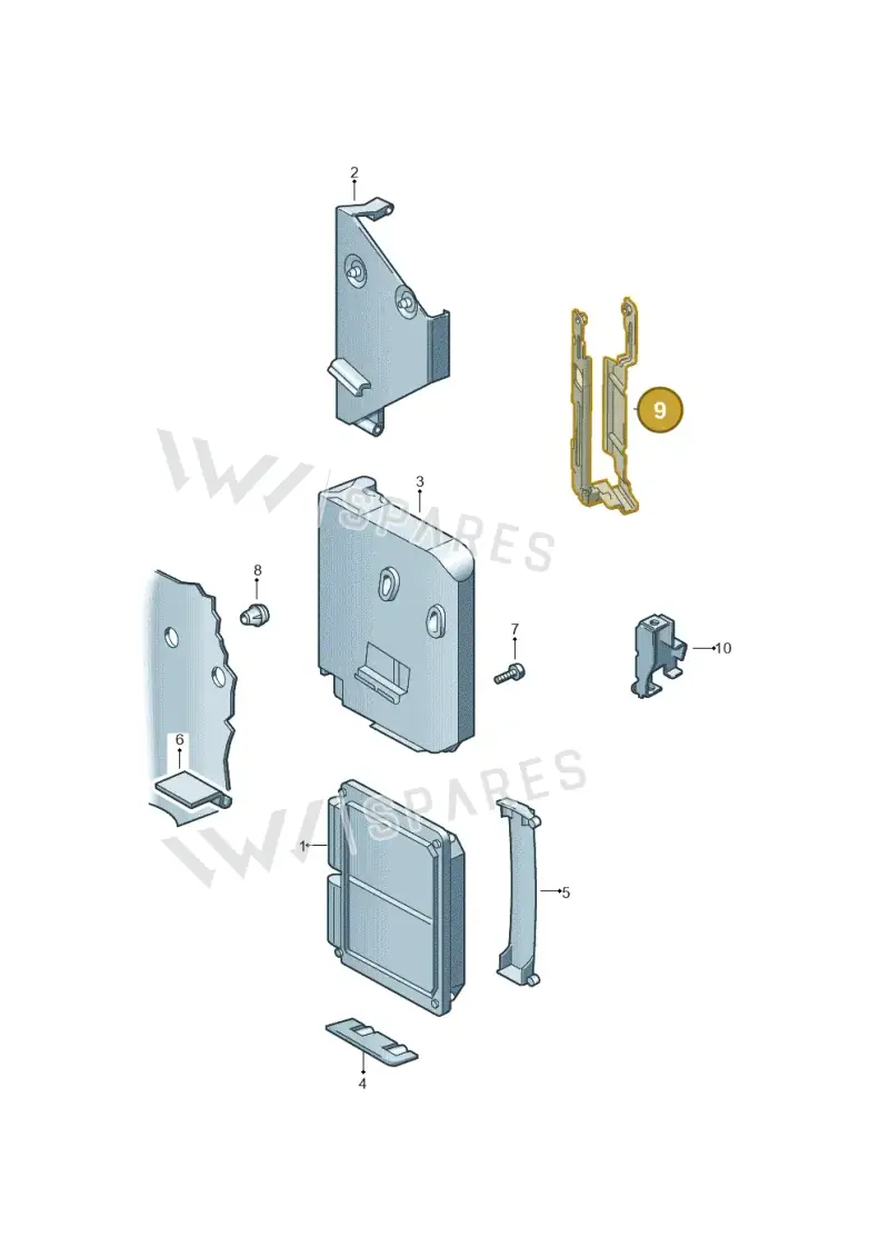 6Q0907269B — SEAT Ibiza Reference (2008-2011) diagram 461906200, position 9