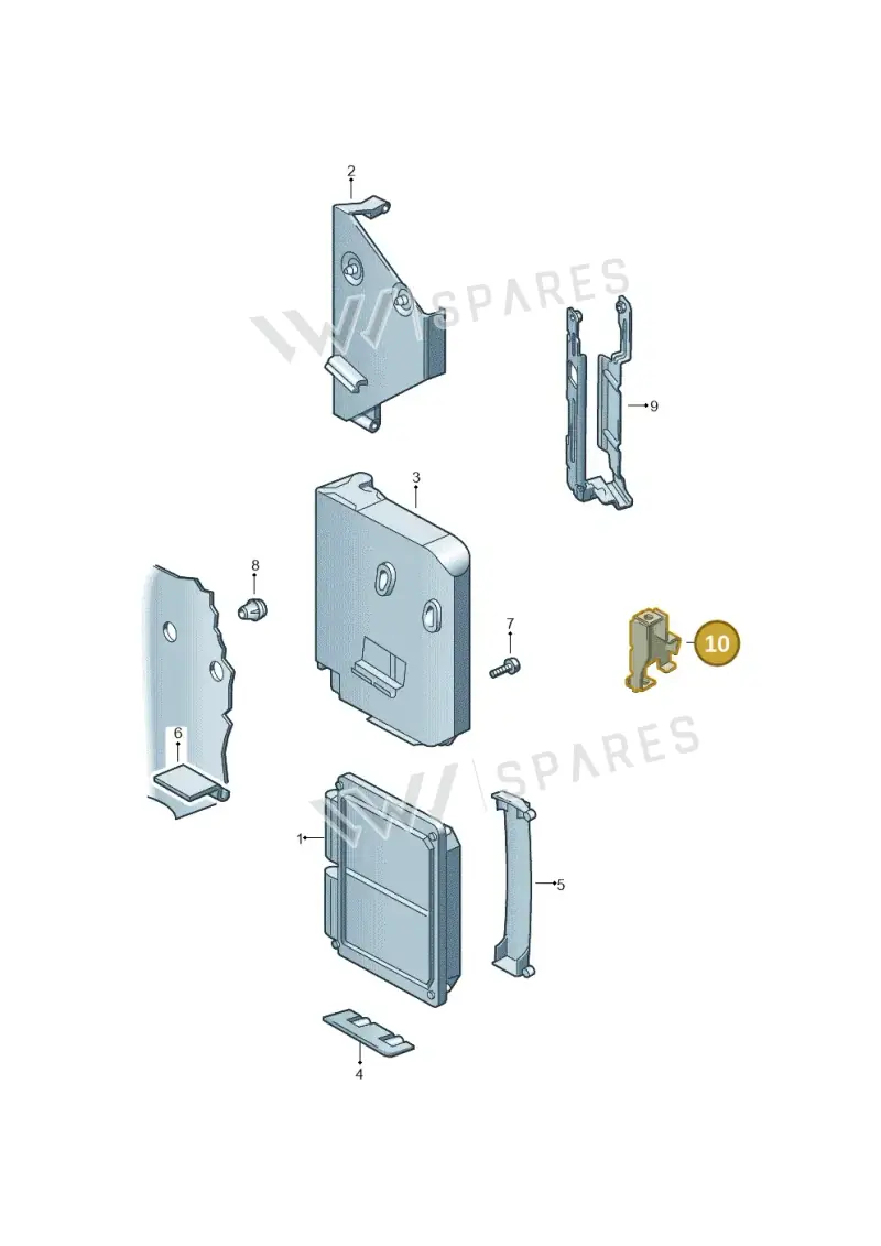 6Q0907500E — SEAT Ibiza Reference (2012-2012) diagram 461906200, position 10
