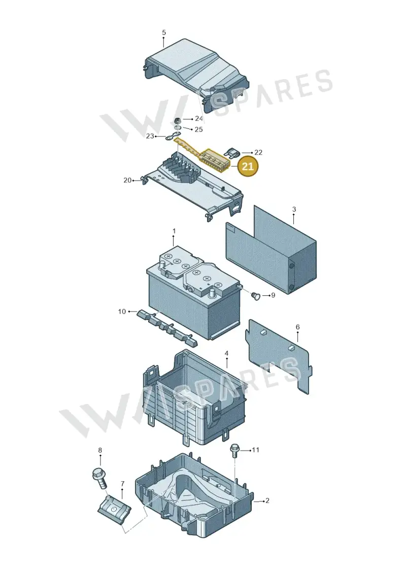 6Q0937617C — SEAT IBIZA                  06> (2005-) diagram 210915000, position 21