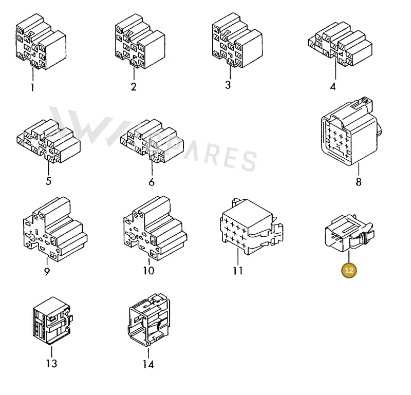 6Q0937726A — SEAT 1J0 platform diagram 198971500, position 12