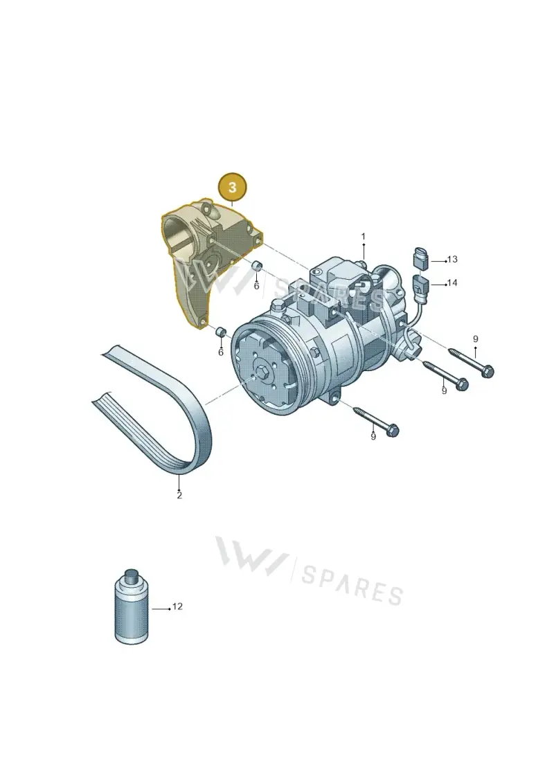 6QD260885 — Skoda Rapid (2012-2022) diagram 672260170, position 3