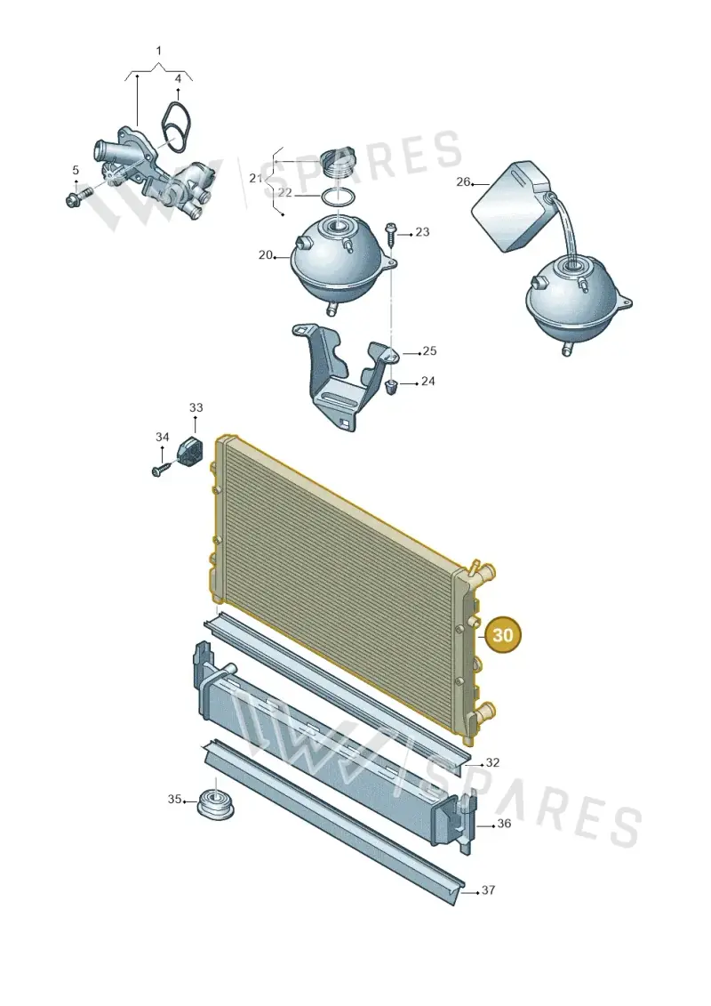6R0121253A — SEAT Toledo Reference (2012-2015) diagram 672121810, position 30