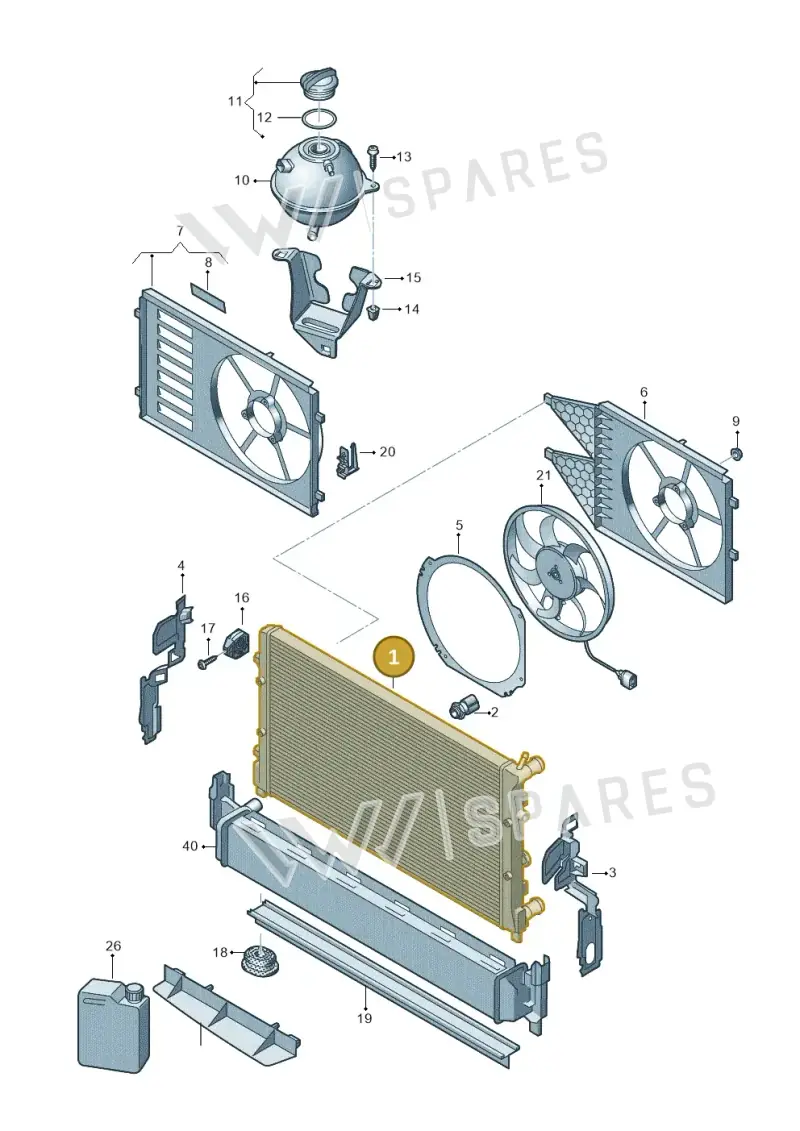 6R0121253A — SEAT Toledo Reference (2015-2019) diagram 773121850, position 1