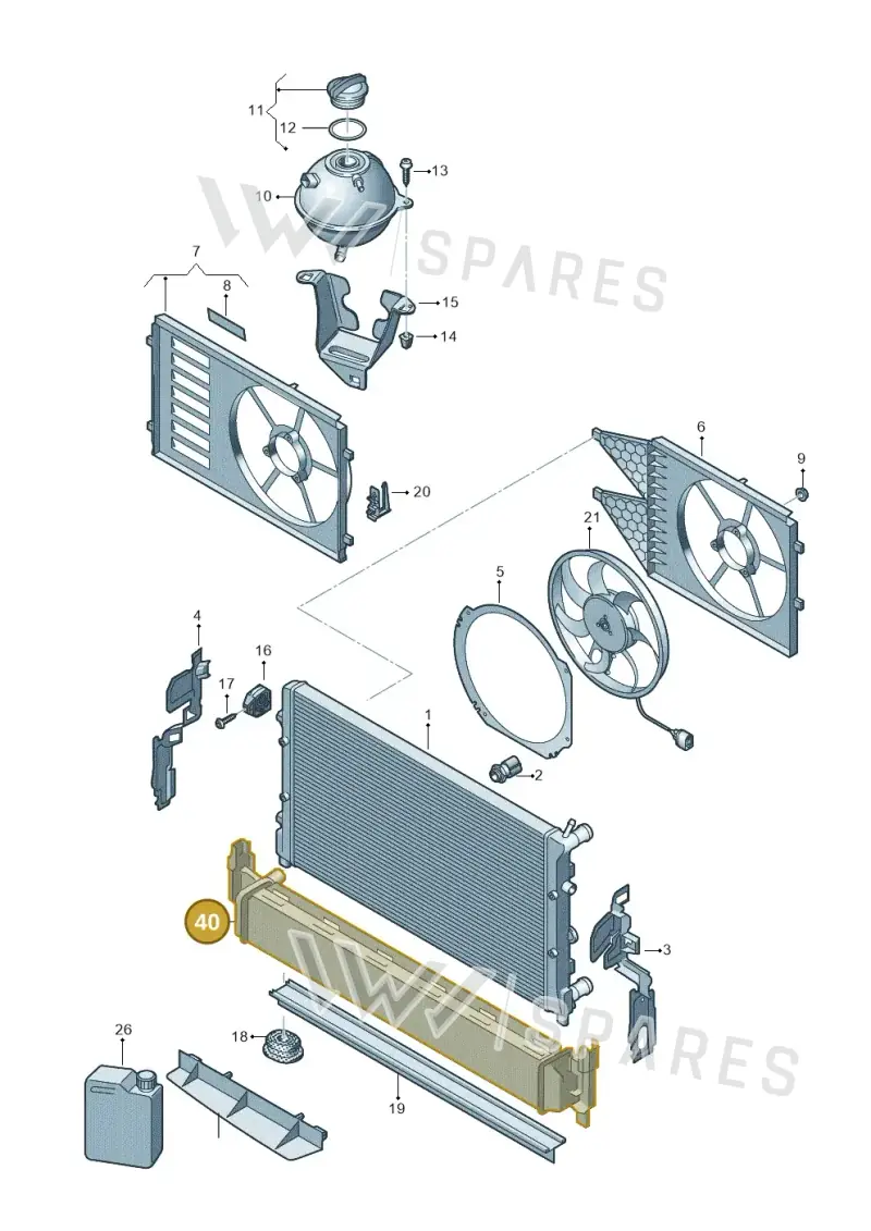6R0145805H — SEAT Ibiza Stylance (2015-) diagram 773121850, position 40