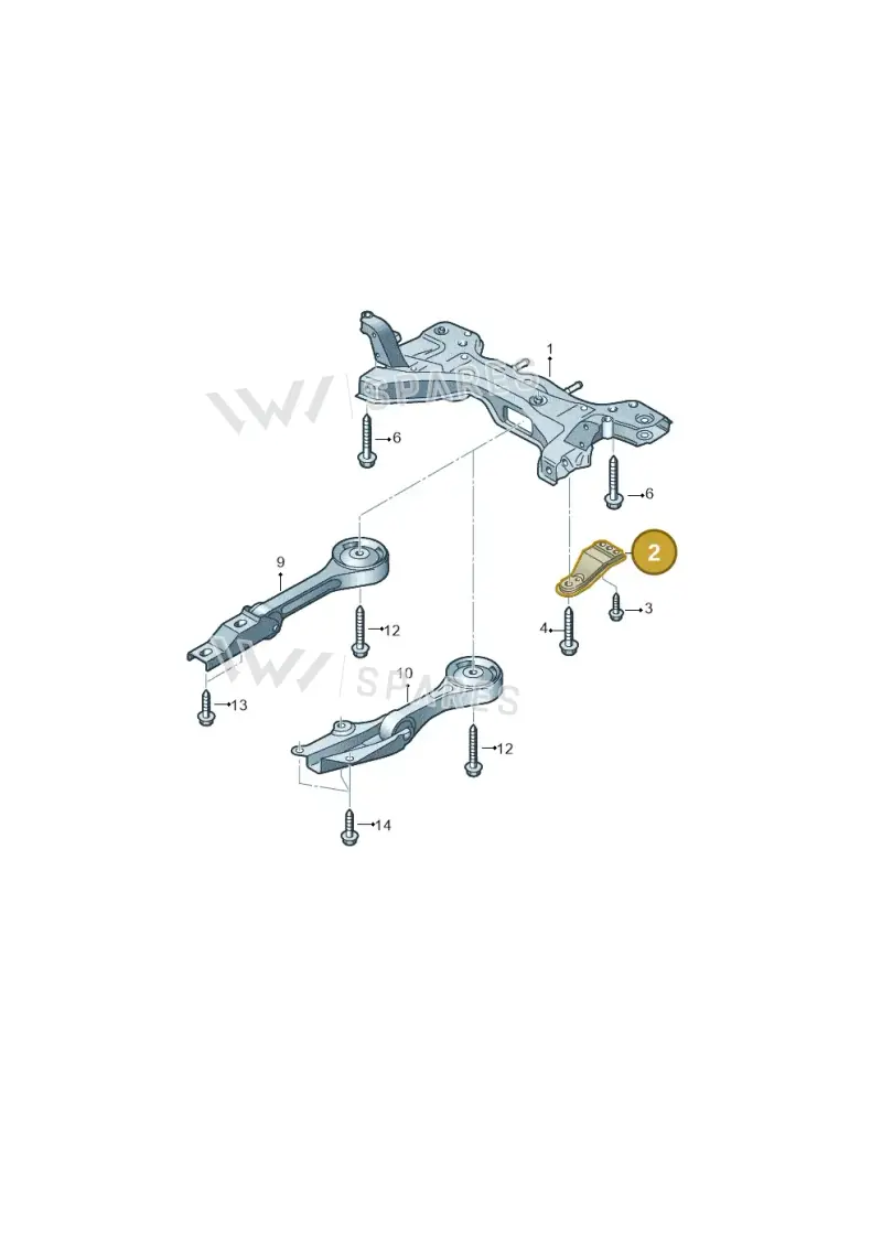 6R0199518 — SEAT Ibiza Stylance (2015-) diagram 773199100, position 2