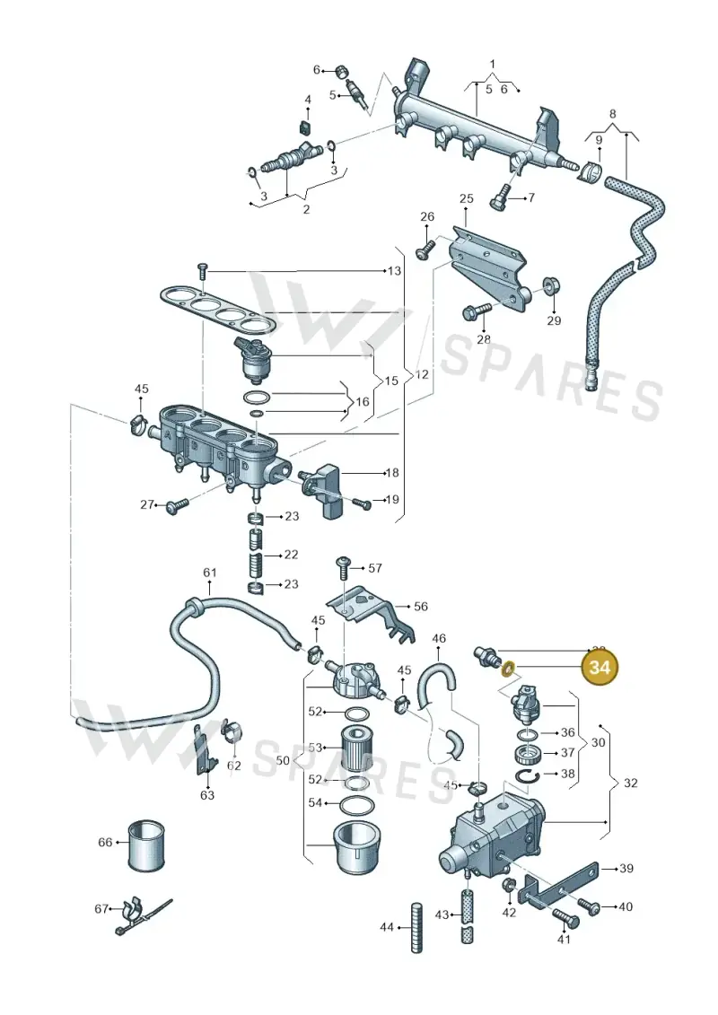6R0201174 — SEAT Altea XL Reference (2013-2013) diagram 649133440, position 34