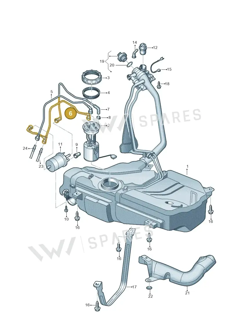 6R0201293 — SEAT Ibiza Stylance (2015-) diagram 672201100, position 6