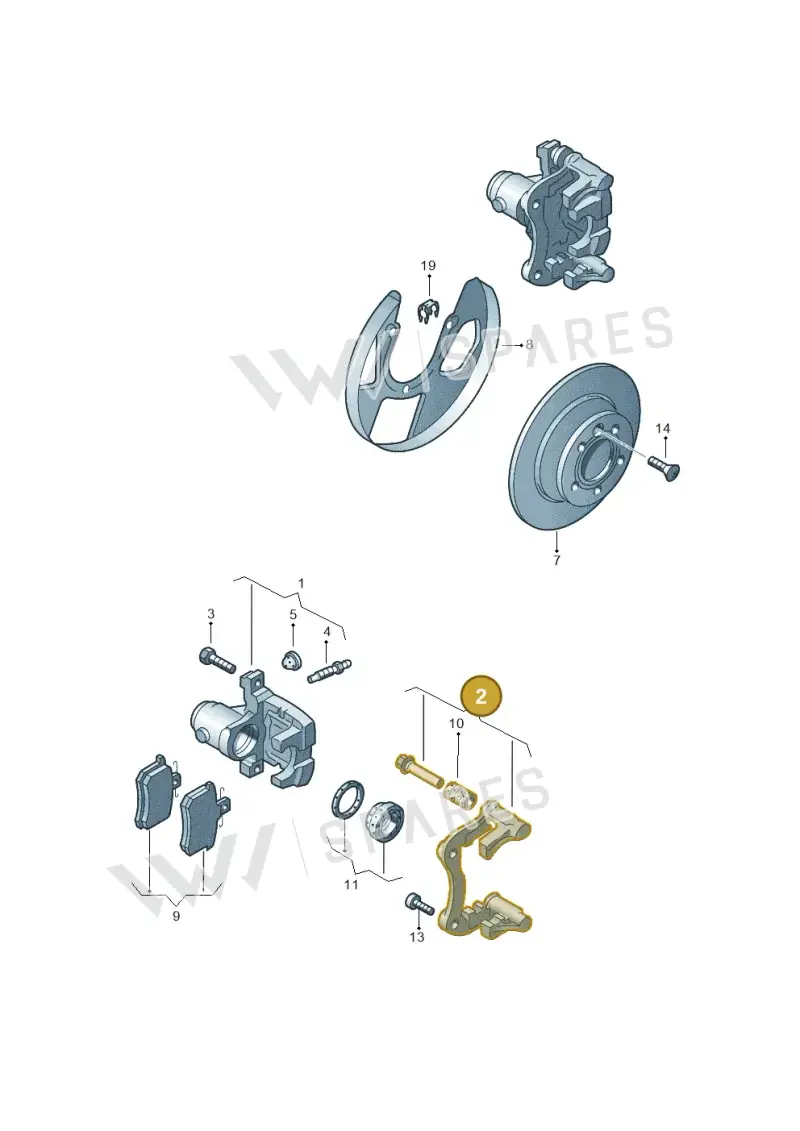 6R0615426B — SEAT Ibiza Stylance (2015-) diagram 672615600, position 2