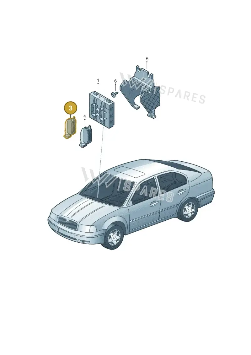 6R0937700 — SEAT Toledo Reference (2012-2015) diagram 740937200, position 3