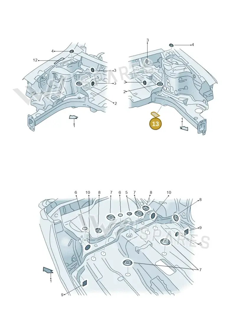 6R0971908 — SEAT Toledo Reference (2015-2019) diagram 740803350, position 13