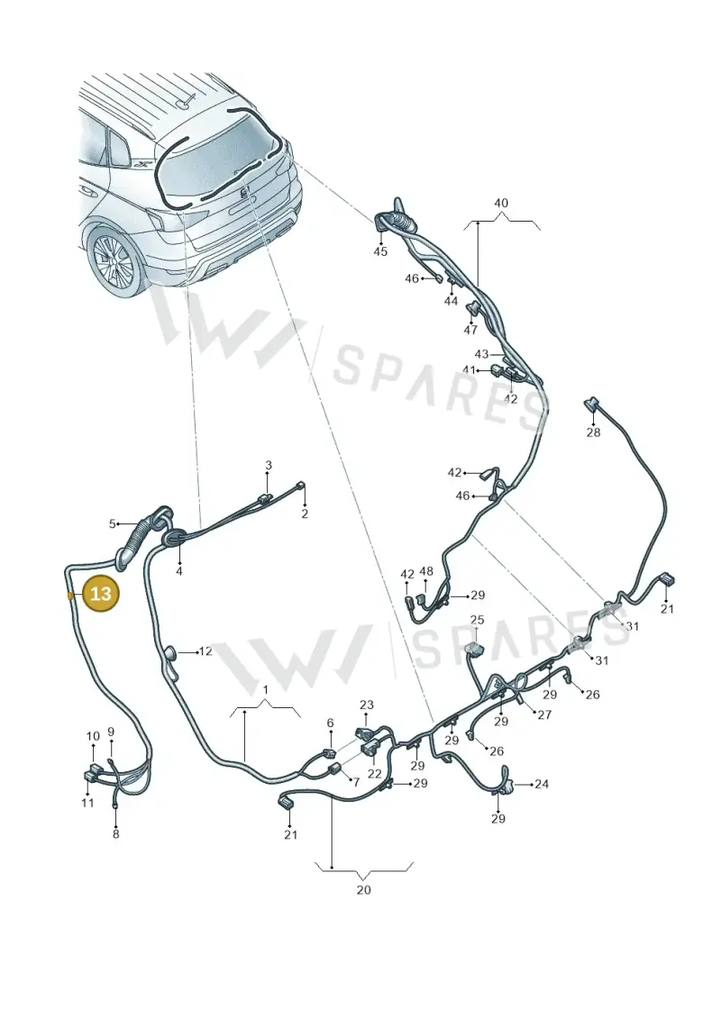 6R0971930 — SEAT Arona FR (2017-) diagram 471972800, position 13