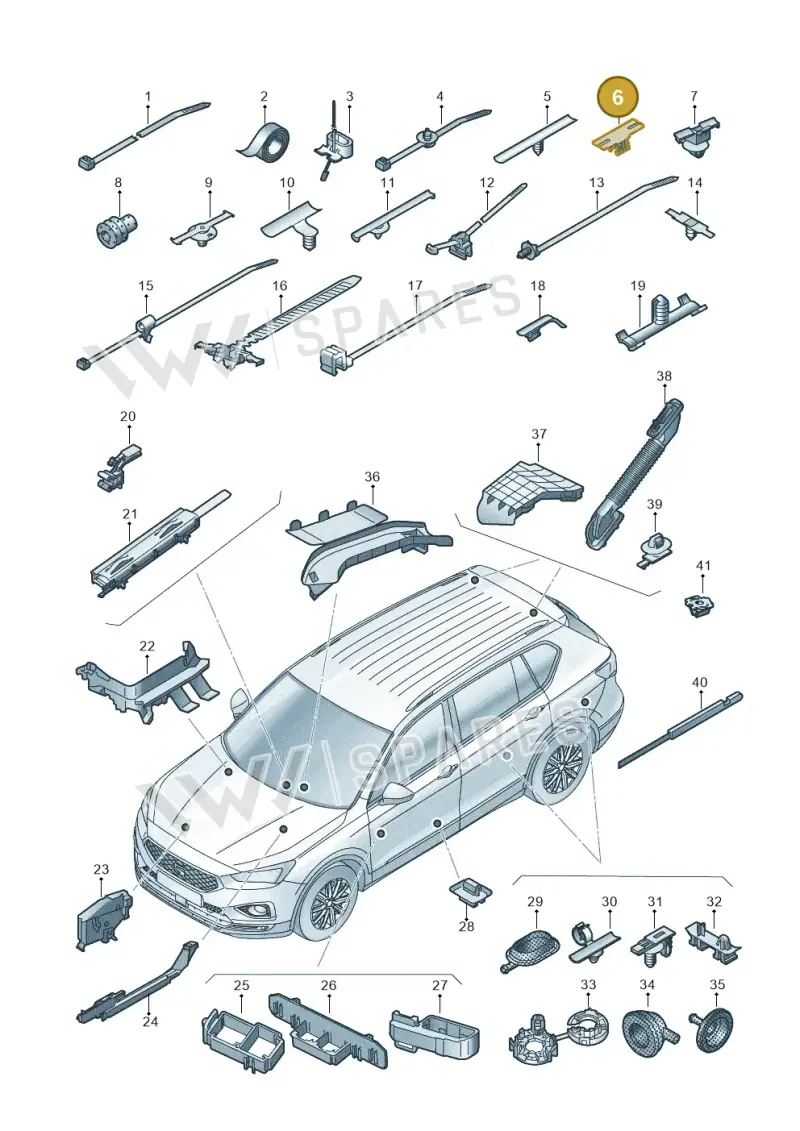 6R0971930 — SEAT Tarraco FR (2018-2024) diagram 591971083, position 6