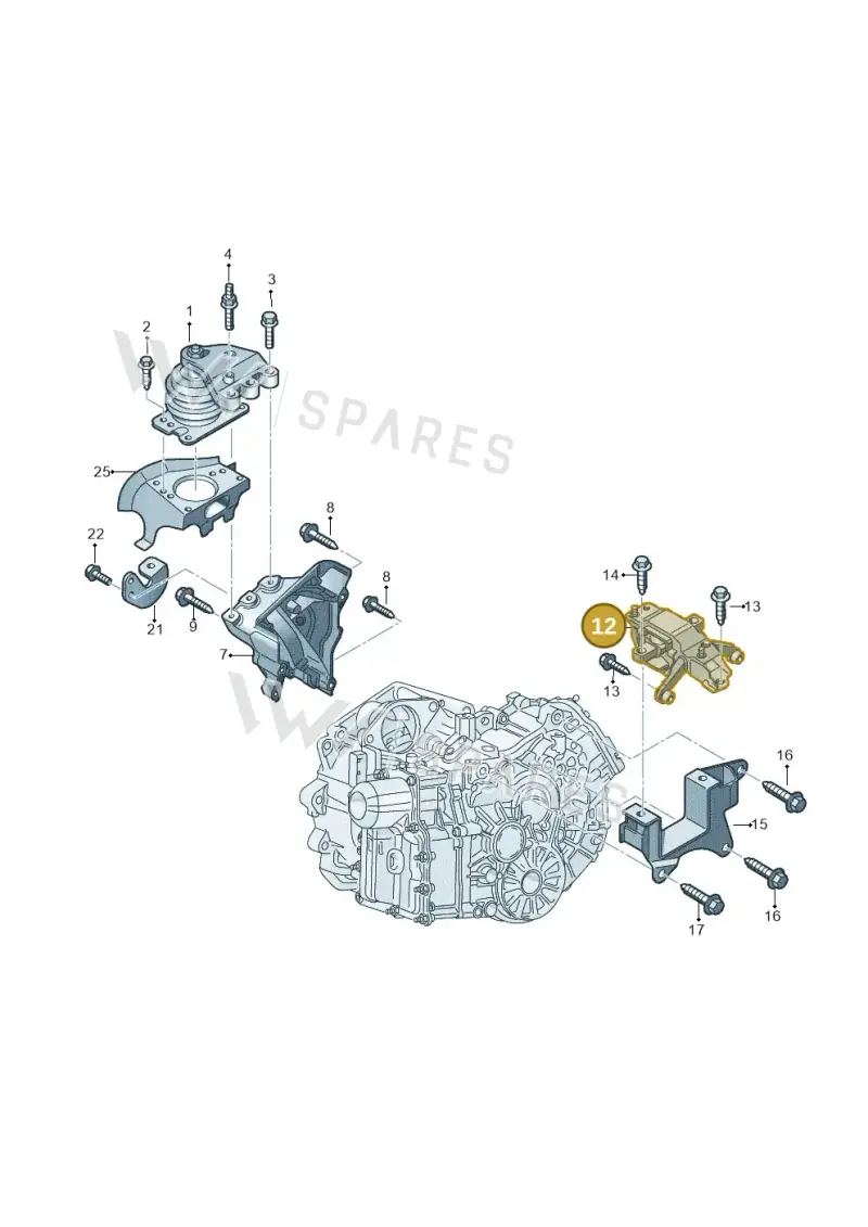 6RF199555J — SEAT Toledo Reference (2015-2019) diagram 773199300, position 12