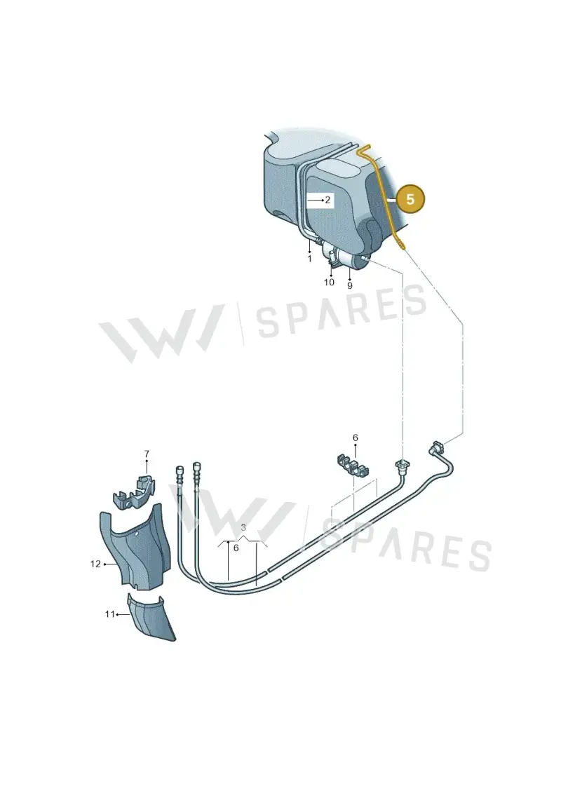 6RU201997 — SEAT Toledo Reference (2015-2019) diagram 672201400, position 5