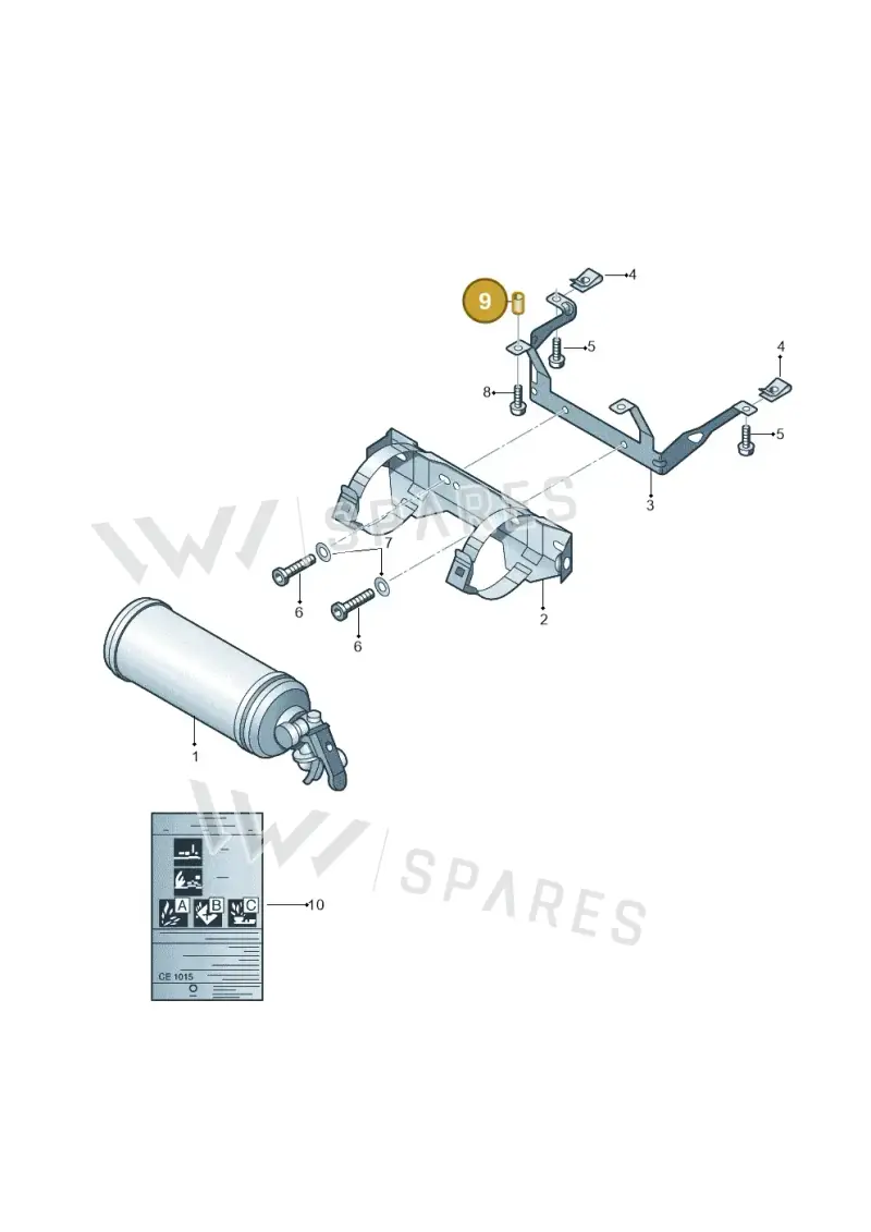 6U0868563A — Skoda Kamiq (2019-) diagram 419011110, position 9