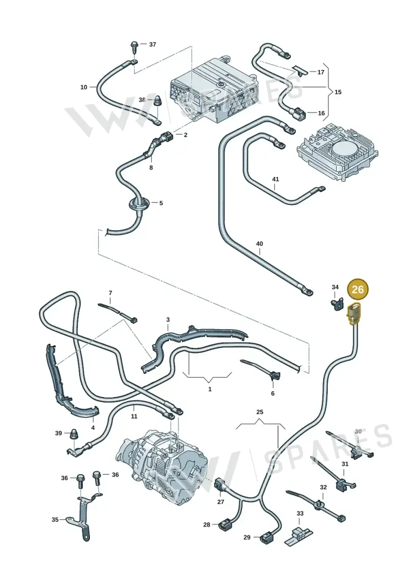 6X0973815 — SEAT Leon style (2019-) diagram 5h0971004, position 26