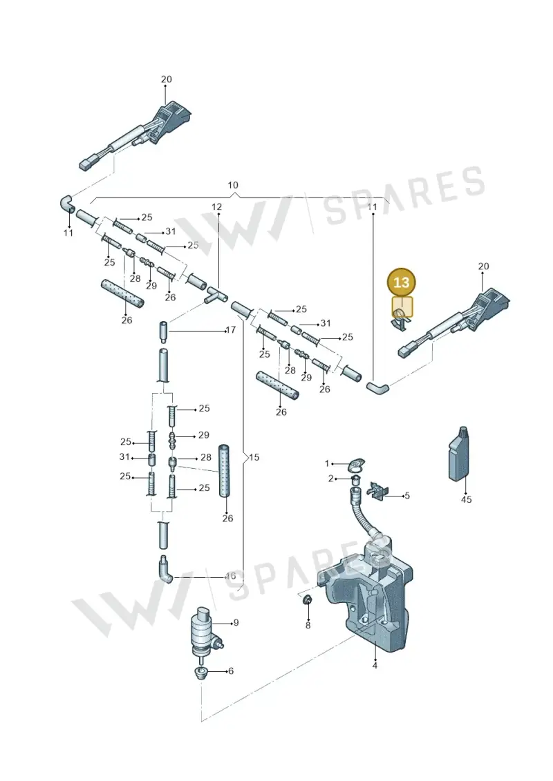 6Y0971842 — Skoda Fabia Jingrui (2008-2014) diagram 662955100, position 13