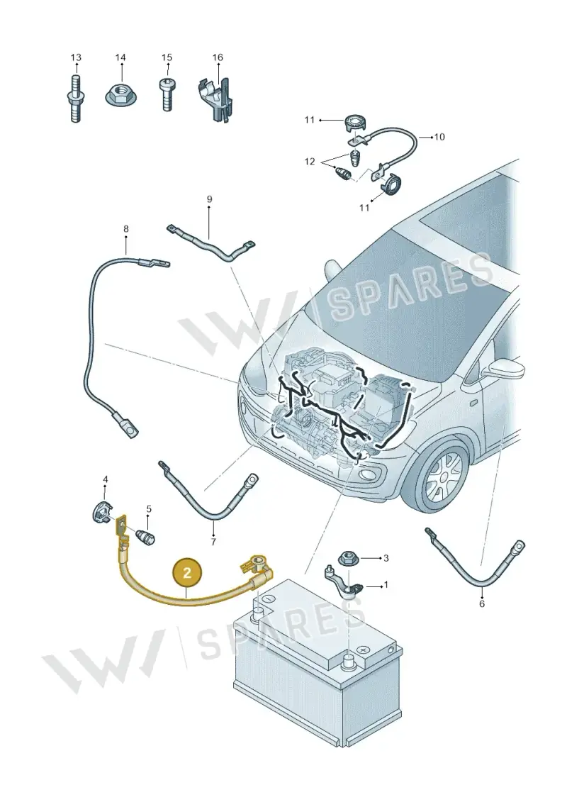 6Z3915181A — SEAT Mii electric (2020-2021) diagram 772971010, position 2