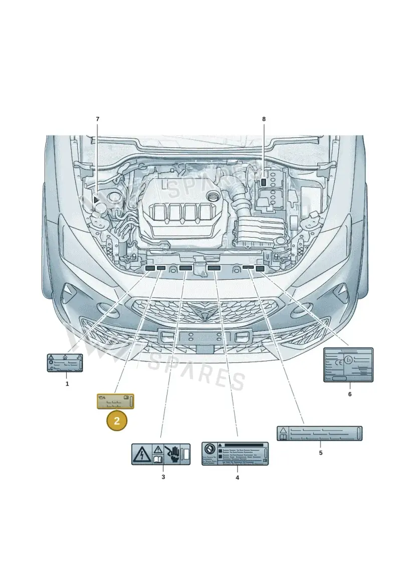 701010043N — SEAT Formentor TSI CUPRA (2020-) diagram 5ff010010, position 2