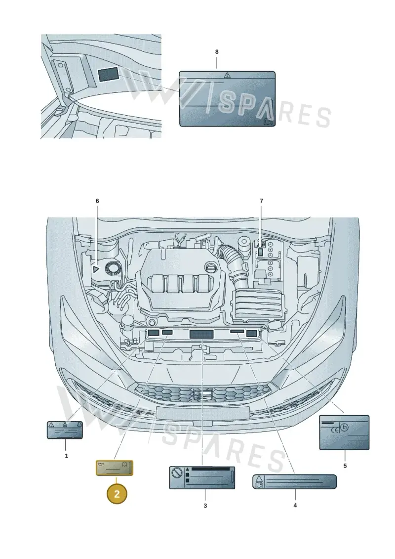 701010043N — SEAT Leon style (2019-) diagram 5fn010010, position 2