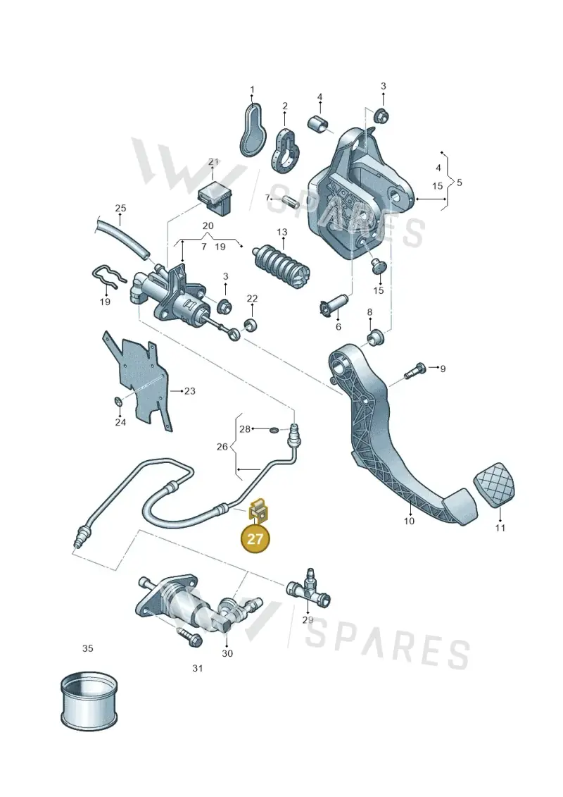 701611767B — SEAT Toledo Reference (2012-2015) diagram 773721250, position 27