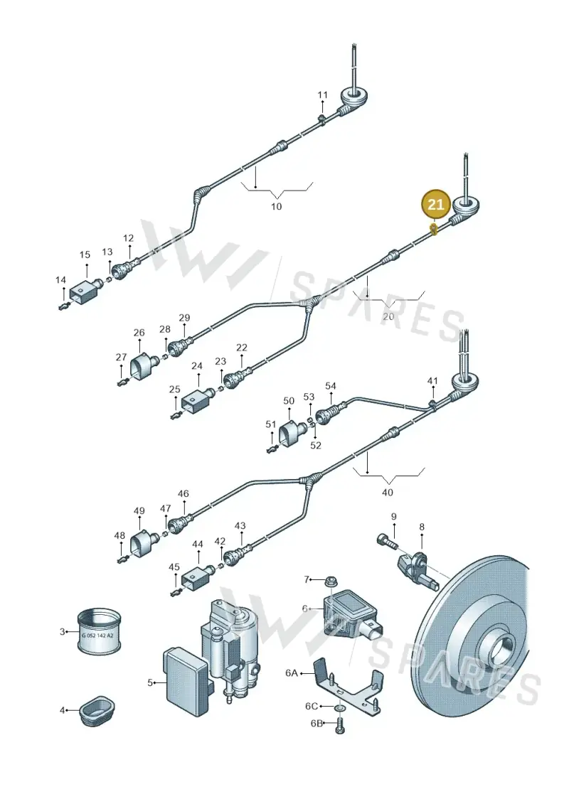 7D0972821 — SEAT LEON                   06> (2005-) diagram 409927000, position 21