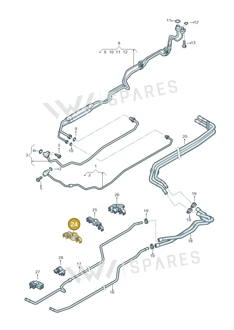7H0820255 — SEAT Alhambra Stylance (2015-2022) diagram 863819500, position 24