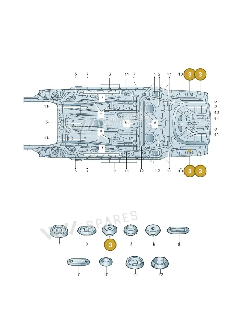 7L0899188 — SEAT Leon ST Stylance (2016-2020) diagram 746803350, position 3