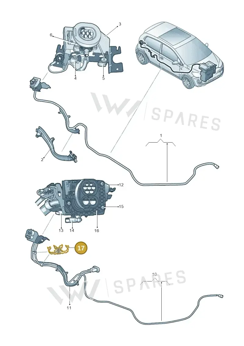 7L0971849 — SEAT Mii electric (2020-2021) diagram 772971500, position 17