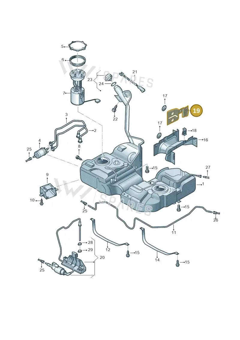 7N0201308D — SEAT Alhambra Stylance (2015-2022) diagram 689201400, position 19