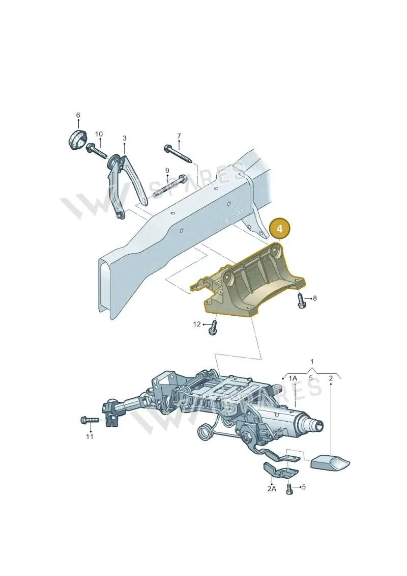 7N0419250C — SEAT Altea XL Reference (2013-2013) diagram 777419300, position 4