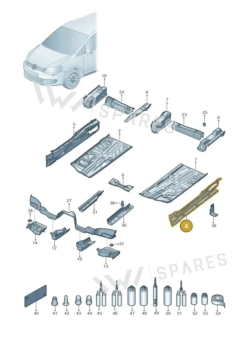 7N0801251 — SEAT Alhambra Stylance (2015-2022) diagram 863802000, position 4