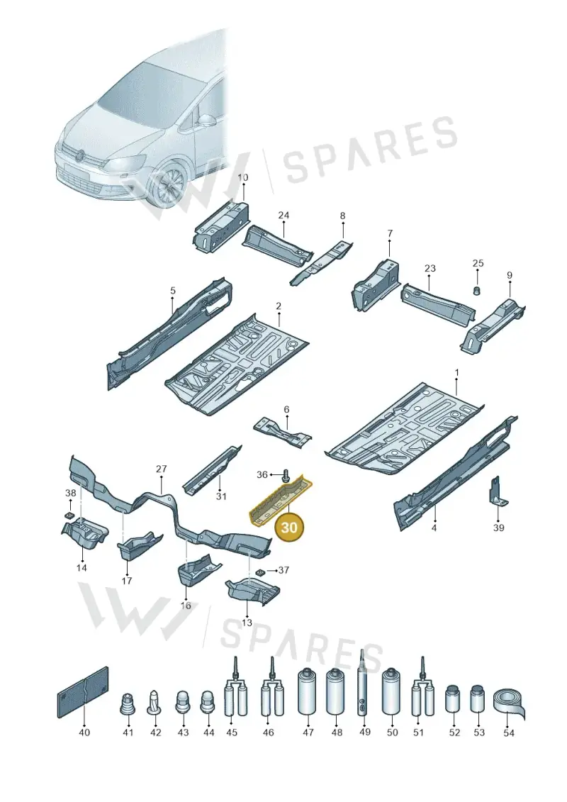 7N0803729 — SEAT Alhambra Stylance (2015-2022) diagram 863802000, position 30