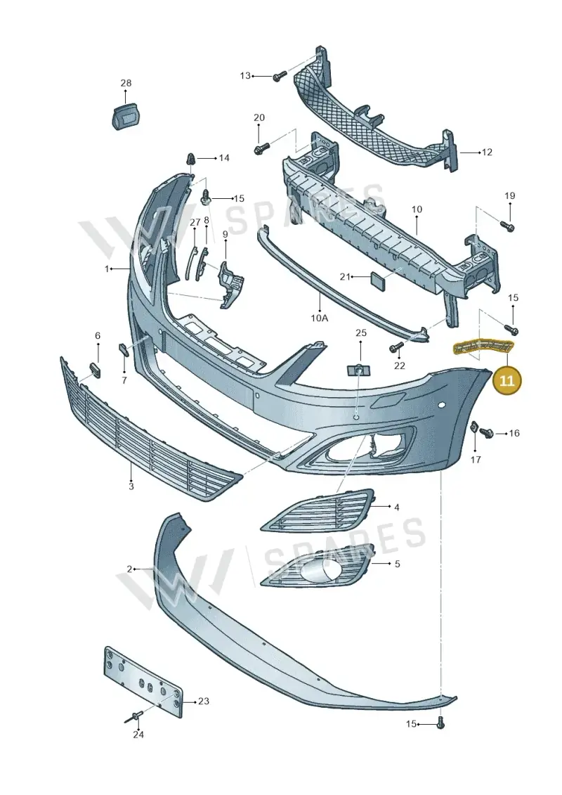 7N0807184 — SEAT Alhambra Stylance (2010-2013) diagram 705807000, position 11