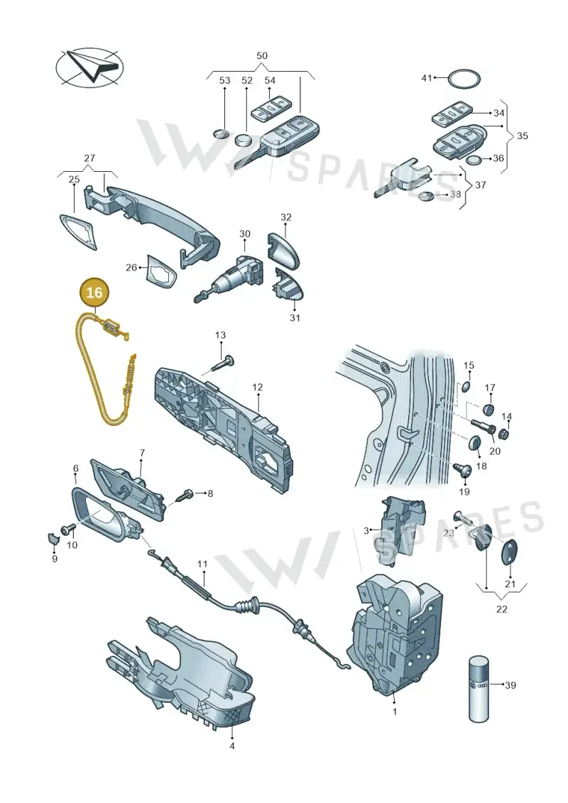 7N0837017 — SEAT Alhambra Stylance (2010-2013) diagram 651837000, position 16