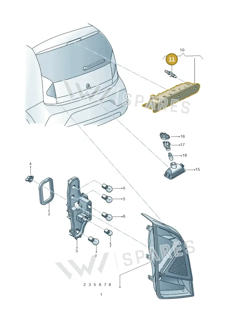 7N0955993 — SEAT Mii reference (2011-2019) diagram 735945000, position 11