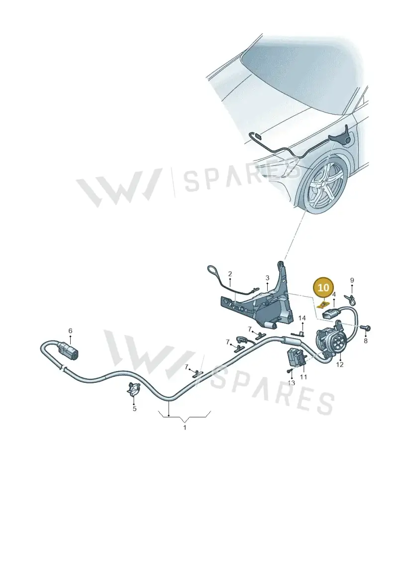 7P0971830 — SEAT Formentor TSI CUPRA (2020-) diagram 5fn970002, position 10