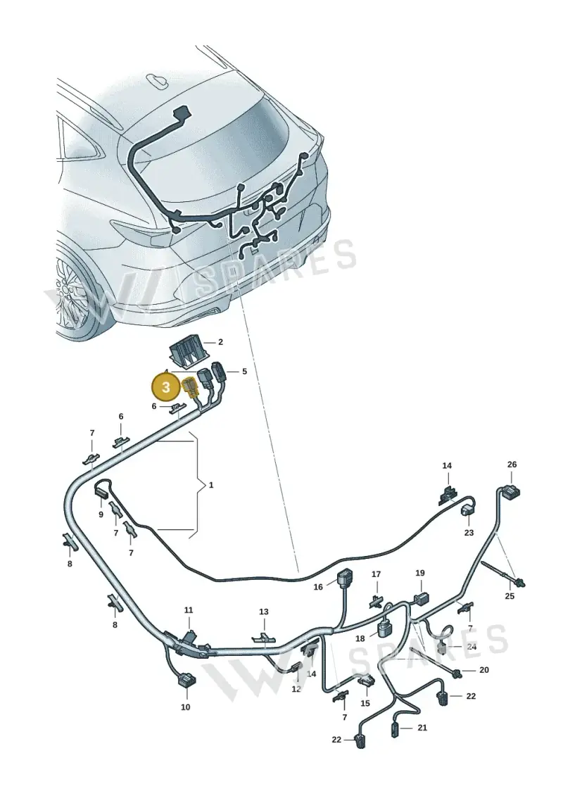 7P0972735 — SEAT Formentor TSI CUPRA (2020-) diagram 5ff972094, position 3