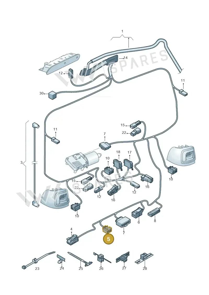 7P0972754 — SEAT Alhambra Stylance (2015-2022) diagram 689972840, position 5