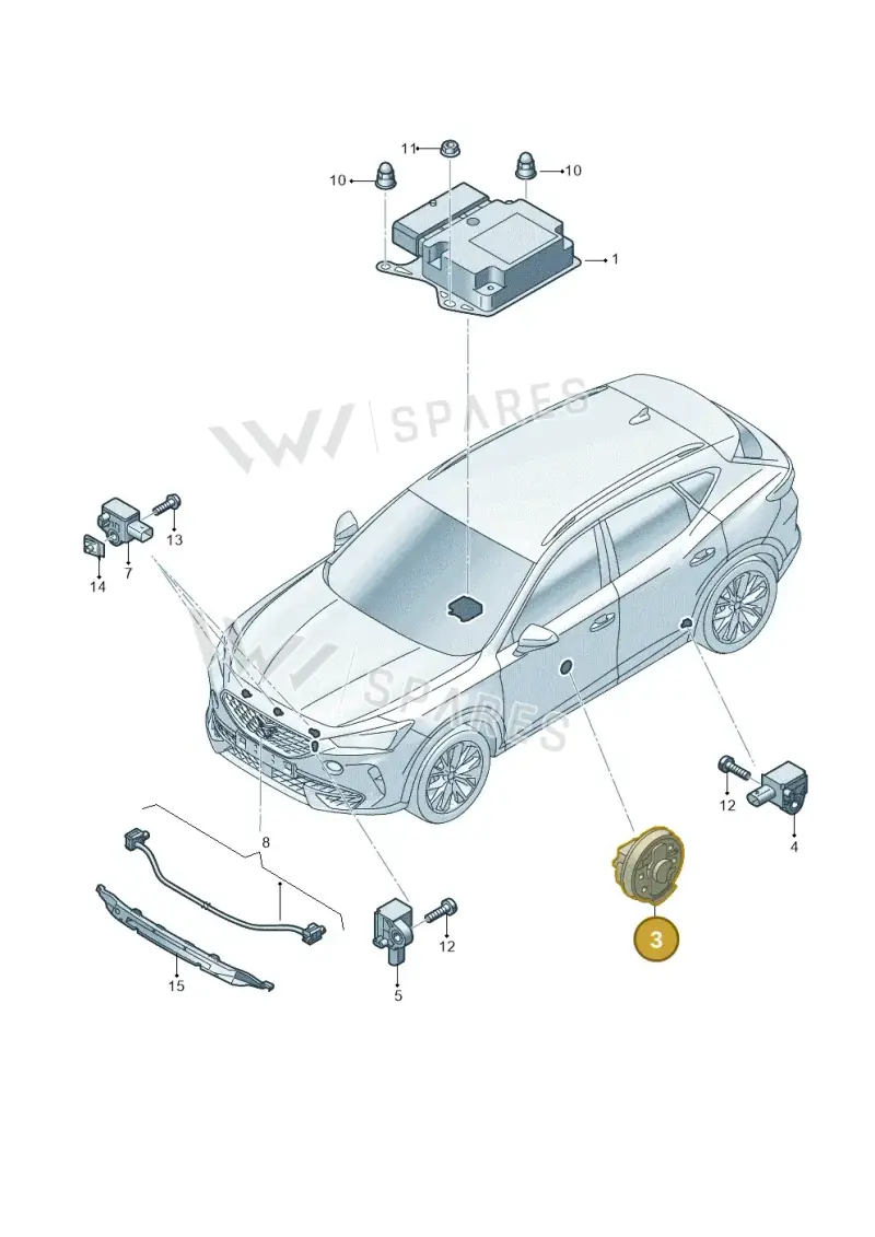 85E959354A — SEAT Formentor TSI CUPRA (2020-) diagram 5ff959030, position 3