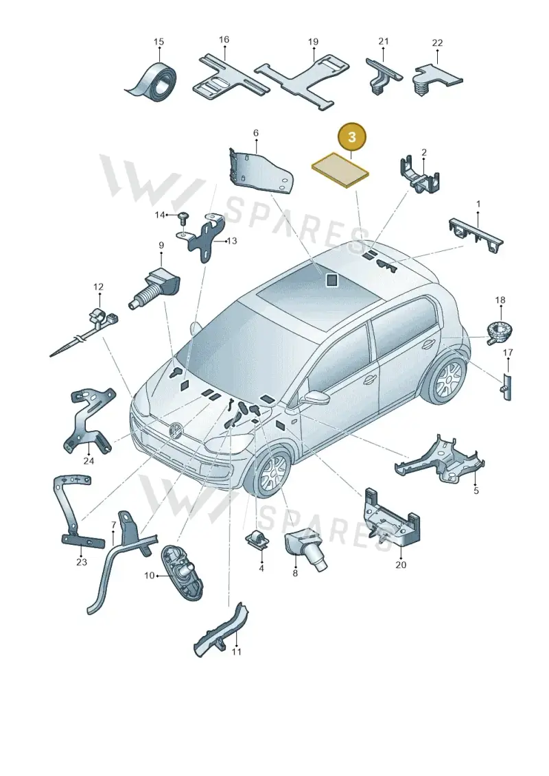 867955499 — SEAT Mii electric (2020-2021) diagram 772972010, position 3