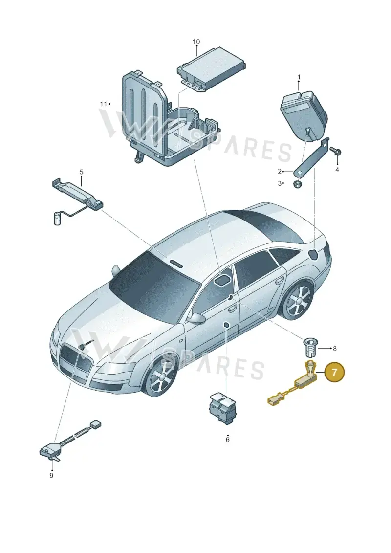 893971992 — SEAT Exeo ST Reference (2008-2011) diagram 454951400, position 7
