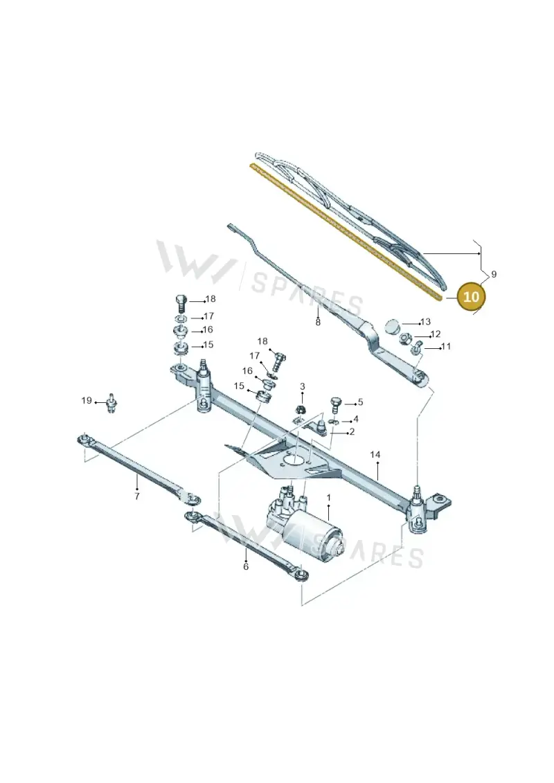 895955429A — SEAT AROSA (2003-2004) diagram 158955100, position 10